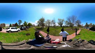 Insta 360 Degree Timelapse 2024 Total Eclipse