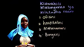 Gredi 5 Kiswahili Mwalimu Rehema   Mazungumzo ya Miktadha Rasmi