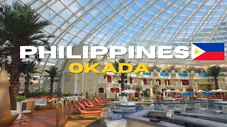 🇵🇭 Okada: 5-Star LUXURY Hotel BEST Indoor POOL! in Philippines, Manila 4K