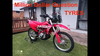 GasGas es700 The Million dollar Question ............TYRES