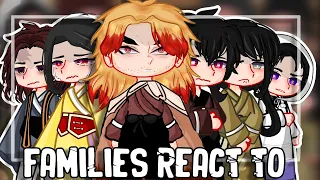 💘Demon Slayer Families react to their kids |all parts|