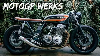 Cafe Racer | Honda CB750 with MotoGP Werks exhaust