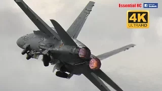 Spanish Air Force EF-18AM HORNET at RIAT 2017 [*UltraHD and 4K*]