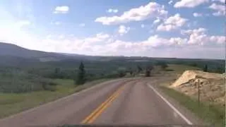 Drivelapse -  Browning, MT to Glacier National Park