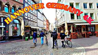 Hannover 4k | Walking Tour | Germany | 4K City Life