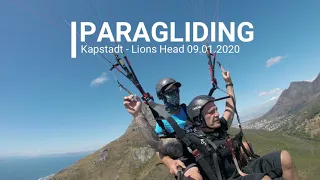 Kapstadt - Paragliding vom Lions Head