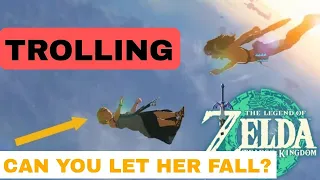 What If You Let Zelda Fall? - Zelda Tears Of The Kingdom