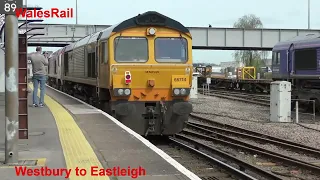 Eastleigh Freight no containers 12th April 2024
