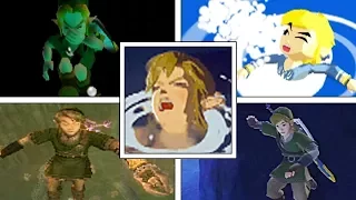 Evolution Of Link Drowning in 3D Legend of Zelda Games (1998-2017)