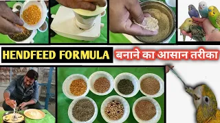 How To Make Birds Hendfeed Formula At Home || birds ke liye ghar par hendfeed formula kesie banaye?