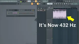 How To Convert Your Music To 432 Hz In FL Studio In 1 Min !!