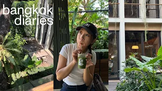 bangkok vlog 🍵˖° mostly cafe + bar hopping &  cute trinket shopping