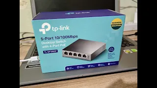 Обзор настольного коммутатора с PoE TP-LINK TL-SF1005P из Rozetka