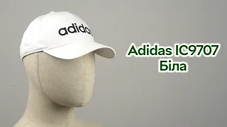 Розпаковка Adidas DAILY CAP IC9707 OSFM (58-60 см) Біла