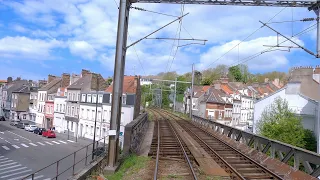 ★ 4K 🇫🇷 Amiens - Calais cab ride in a BB67400, France [xx] VSOE Führerstandsmitfahrt