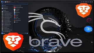 Kali Linux 2024.1 установка Brave browser из Terminal. #kalilinux #brave