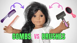 Thrifted AG Doll Hair Repair and Brush and Comb Compare!