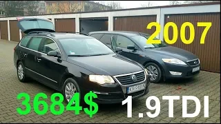 Авто з Європи Passat 2007 1.9TDi за 3684$