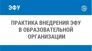 Практика внедрения ЭФУ в образовательной организации