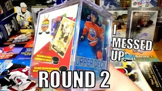 (WARNING HOSTILE TROLLING) Opening a Mystery Hockey Card Cube from Wal-Mart! | 7 Packs and 65 Cards