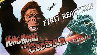 FIRST REACTION TO: King Kong vs Godzilla (1962) - Audio Commentary Highlights