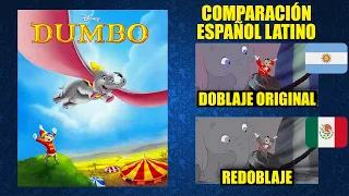 Dumbo [1941] Comparación del Doblaje Latino Original y Redoblaje | Español Latino