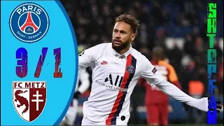 Paris SG 3 - 1 METZ FC _ Highlights all Goals 2021