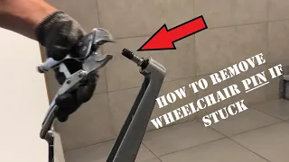 💺 How to Remove Wheelchair Pin if Stuck BMA Vision 🛠️