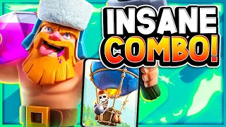 12 Win Grand Challenge with Lumber Loon Freeze - Clash Royale