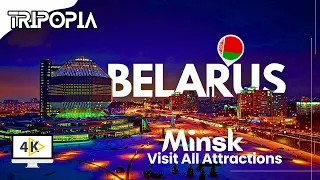 Belarus Minsk City Tour 4K: All Top Places to Visit in Minsk Belarus