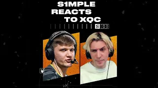 S1mple Rates The Best Clips of the CS:GO History made by xQc