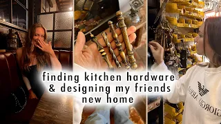 finding kitchen hardware & designing my friends new home!! | XO, MaCenna Vlogs