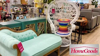 HOMEGOODS ARMCHAIRS CABINETS TABLES OTTOMANS FURNITURE DECOR SHOP WITH ME SHOPPING STORE WALKTHROUGH