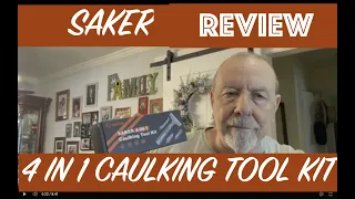 Saker 4 in 1 Caulking Tool Kit Review