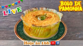 🔴 LIVE - BOLO DE PAMONHA - CHEF SILVIA NICOLAU