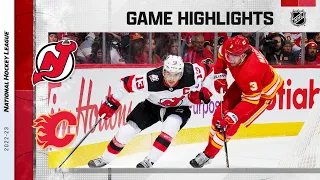 Devils @ Flames 11/5 | NHL Highlights 2022