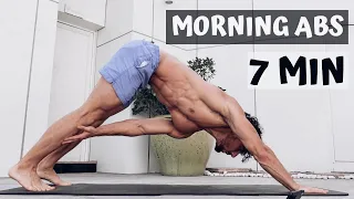 MORNING ABS WORKOUT | 7 Min ABS | Rowan Row