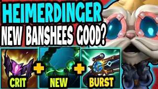 Heimerdinger but he counters midlane with one item...