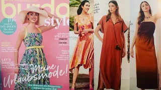 Burda Style 07/2022/МОДА ДЛЯ ОТПУСКА ПЛЮС ВЫКРОЙКА ПЛАТЬЯ-РЕТРО