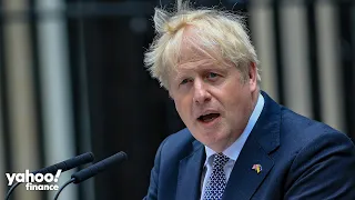 UK Prime Minister Boris Johnson announces resignation