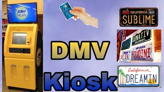 RENUEVA LAS PLACAS DE TU AUTO EN MENOS DE 3 MINUTOS | DMV KIOSK