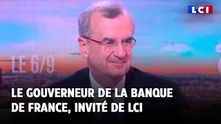 "On va échapper au scénario noir de la récession", assure le gouverneur de la Banque de France