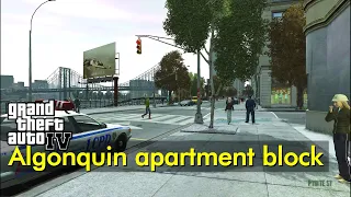 Niko's apartment block stroll in Algonquin | Just Walking | GTA IV