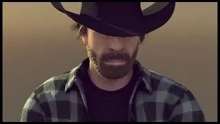 Epic Chuck Norris Greetings - Merry Christmas with epic split