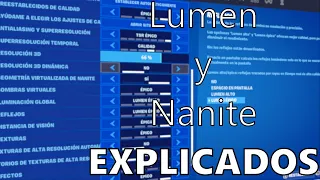 Graphic options explained in fortnite: LUMEN, NANITE AND TSR