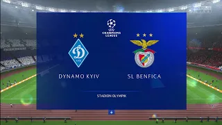 FIFA 22: Dynamo Kyiv vs Benfica - Champions League Qualification - Full Match