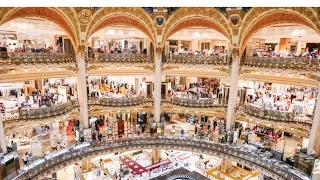 paris🇨🇵(France)luxury shopping:Galeries Lafayette Haussmann 😍🚶‍♂️