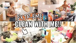 EXTREME CLEAN WITH ME 2020!!👏🏼 | ALL DAY CLEANING & COOKING | EXTREME CLEANING MOTIVATION