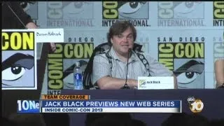 Actor Jack Black introduces new web series at Comic-Con