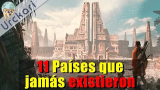 11 Países y ciudades que jamás existieron | La mitad en América (Urckari)